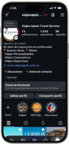 feed instagram en celular